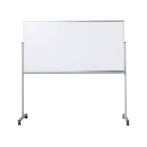 片面脚付スチールホワイトボード 無地