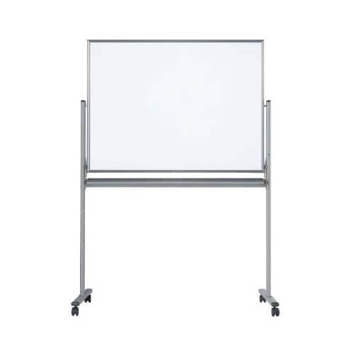 両面脚付スチールホワイトボード両面無地