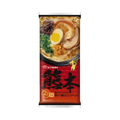 マルタイ熊本黒マー油とんこつラーメン186g×6