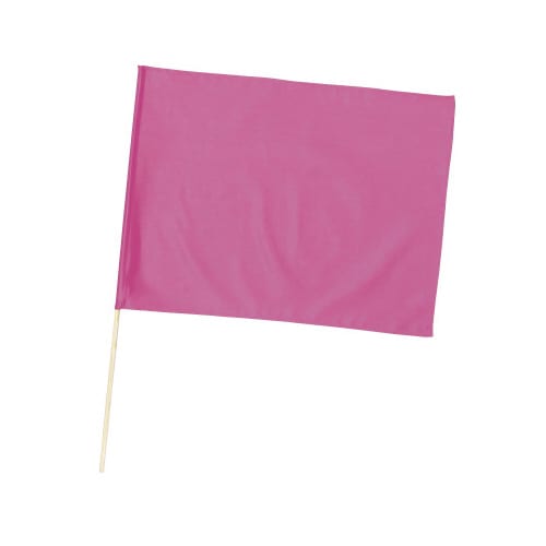 サテン大旗 メタリックピンク