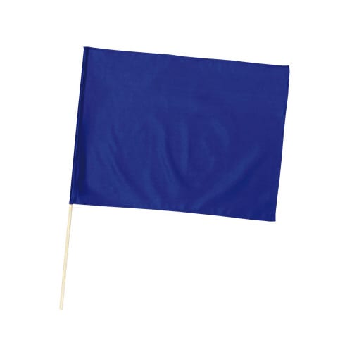 サテン特大旗 コバルトブルー