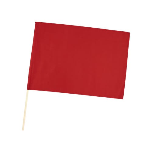 中旗 赤 旗:W50×H36cm 旗竿:57cm
