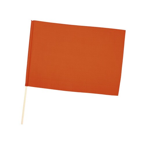 中旗 オレンジ 旗:W50×H36cm