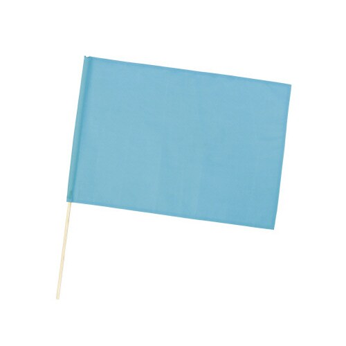 中旗 水色 旗:W50×H36cm 旗竿:57cm