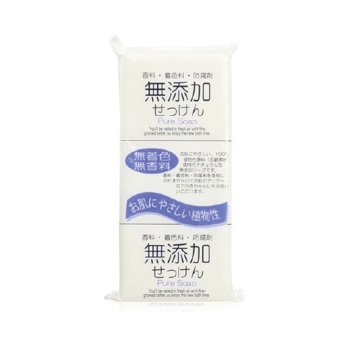 無添加せっけん ピュアソープ 100G×3P