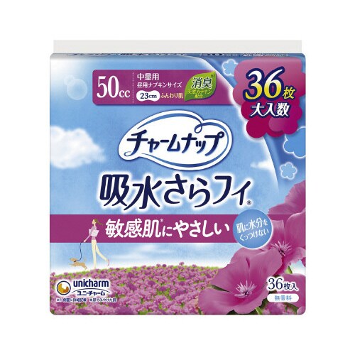 チャ−ムナップふんわり肌中量用36枚×24