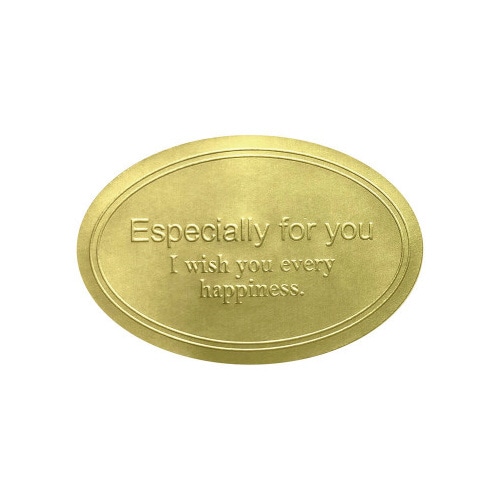 業務用ギフトシールスタイリッシュFゴールド×10