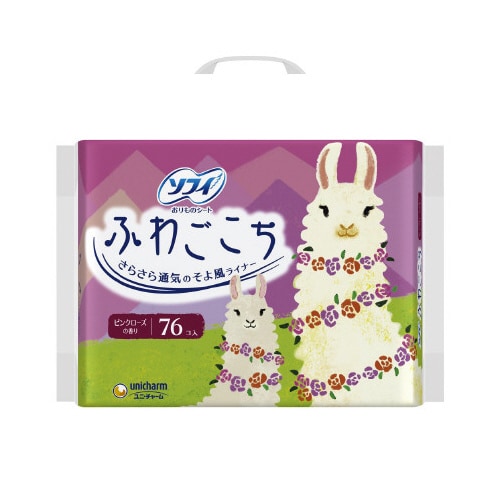 ソフィふわごこちピンクローズ香り38枚2P×36