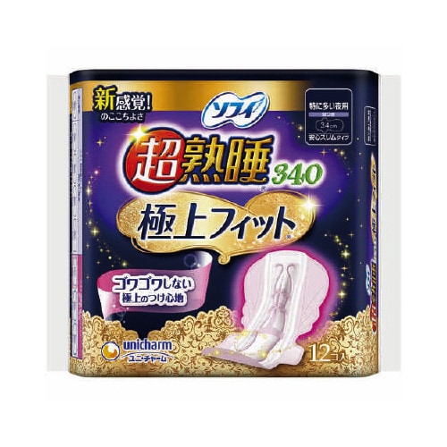 ソフィ超熟睡極上フィットスリム340 12枚×18