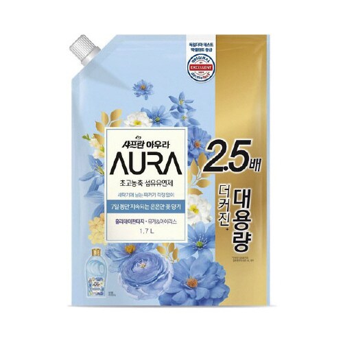 柔軟剤AURAホリデイファンタジー替1.7L×8