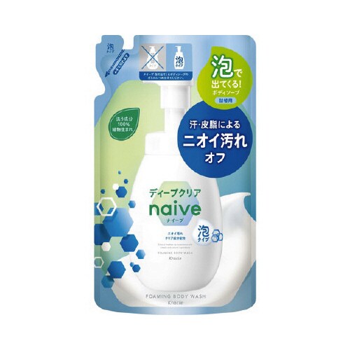 ナイーブ泡で出てくるボディSDC詰替×18