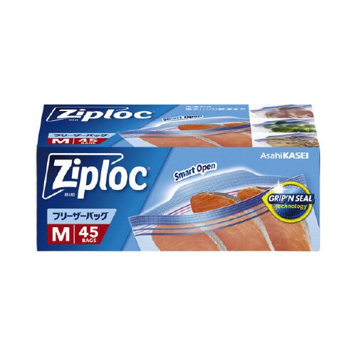 ジップロック フリーザーバッグ M45枚