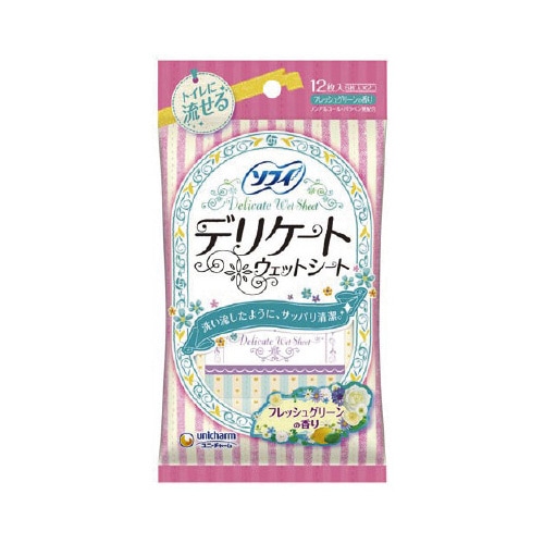 ソフィデリケートウェットグリーンの香り6枚×48