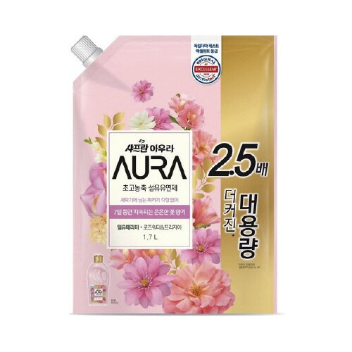 柔軟剤AURAウィルユーマリーミー替1.7L×8
