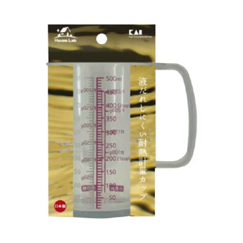 HouseLab 耐熱計量カップ 500ml