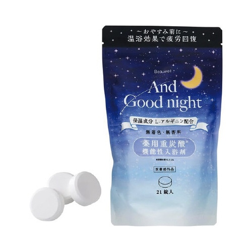 BW AGN薬用入浴剤重炭酸L21錠×36