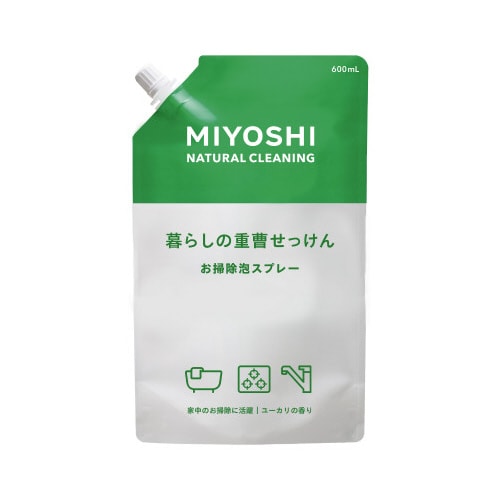 暮らしの重曹せっけん泡スプレー600ml×15