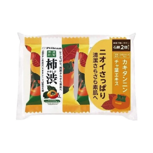 ファミリー石鹸 柿渋 80G×2P