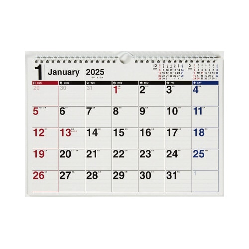 【2025年版】E61エコカレンダー壁掛A4