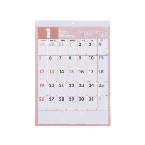 【2025年版】壁掛けカレンダー文字月表MC A3