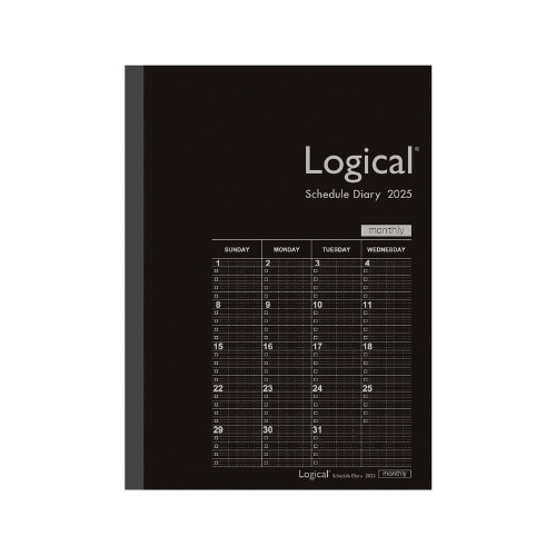 【2025年版】ロジカルダイアリー 月間 B/B5