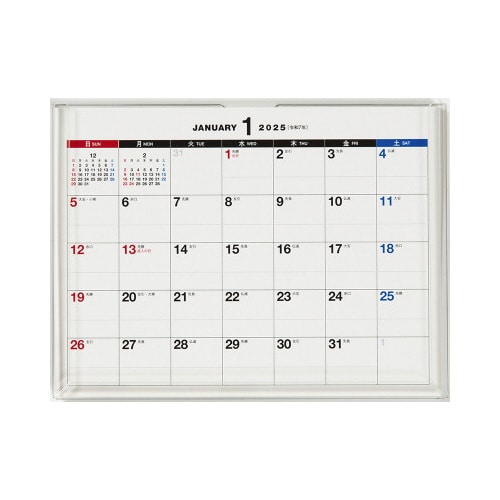 【2025年版】E133エコカレンダー卓上A6