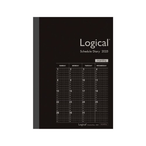 【2025年版】ロジカルダイアリー 月間 B/A5