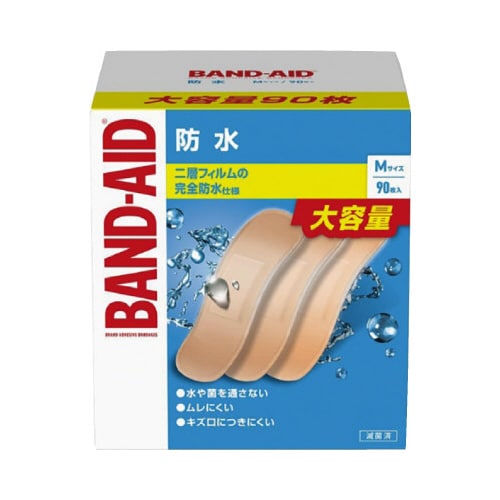 医≫バンドエイド 防水 Mサイズ 90枚
