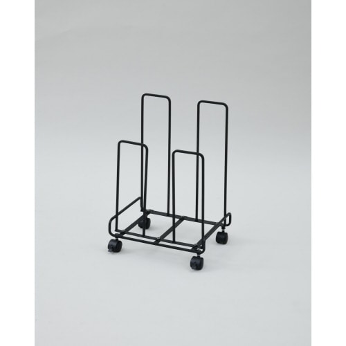 段ボール収納ワゴンBK色