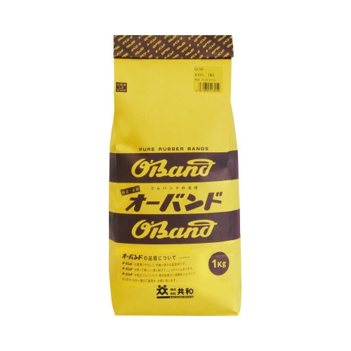 【輪ゴム】 オーバンド #215 アメ色 1kg袋