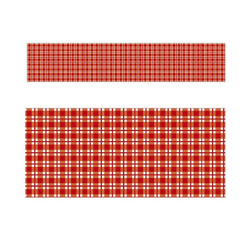 ビニール幕 レッド チェック