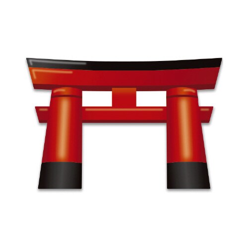 カットアウトパネル 鳥居