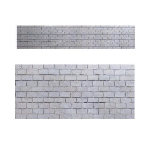 ビニール幕 白レンガ