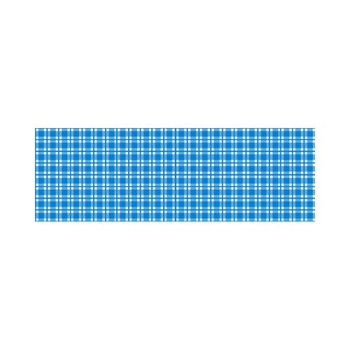 ビニール幕 ブルー チェック
