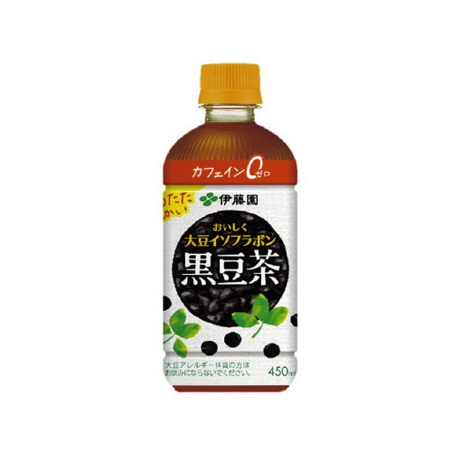 おいしく大豆イソフラボン黒豆茶 450ml 24本