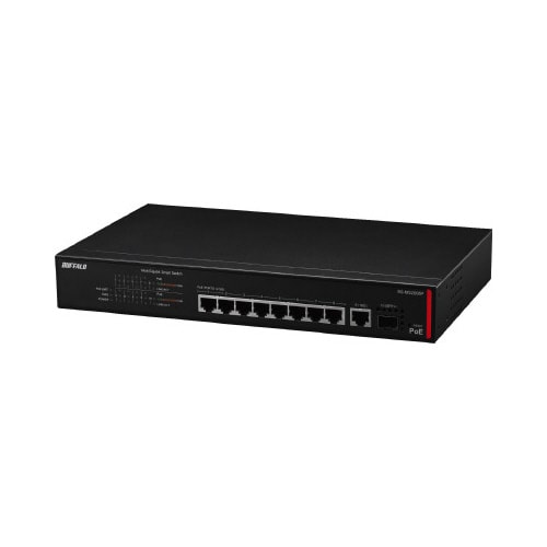 PoE マルチギガ スマートスイッチ 8ポート