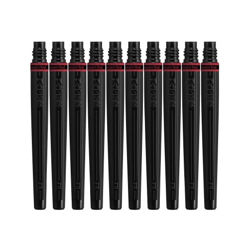 アートブラッシュカートリッジ 蛍光レッドX10