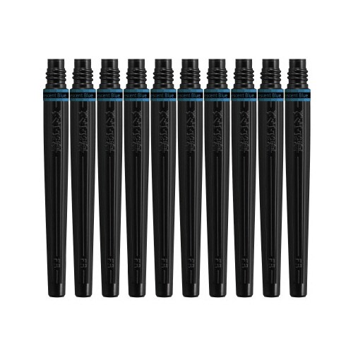 アートブラッシュカートリッジ 蛍光ブルーX10