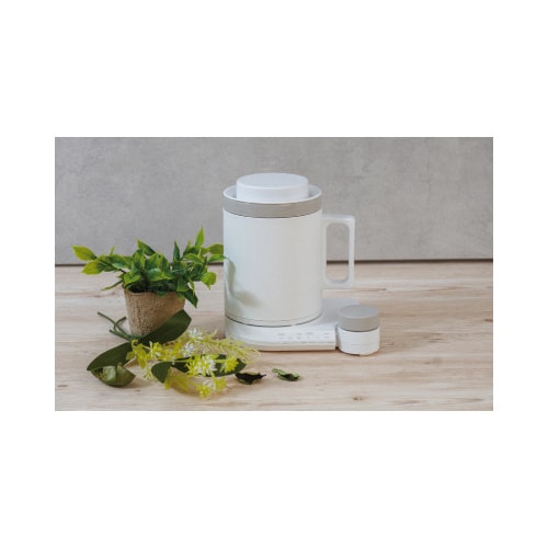 沸かして飲めるマグケトルホワイト