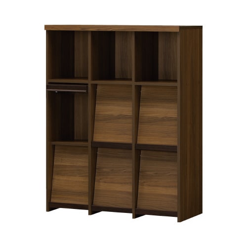 セパルテックディスプレイラック 3列3段Dブラウン