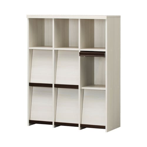 セパルテックディスプレイラック 3列3段アイボリー