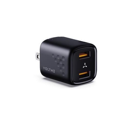 USB−A×2ポート 折りたたみ式充電器 黒