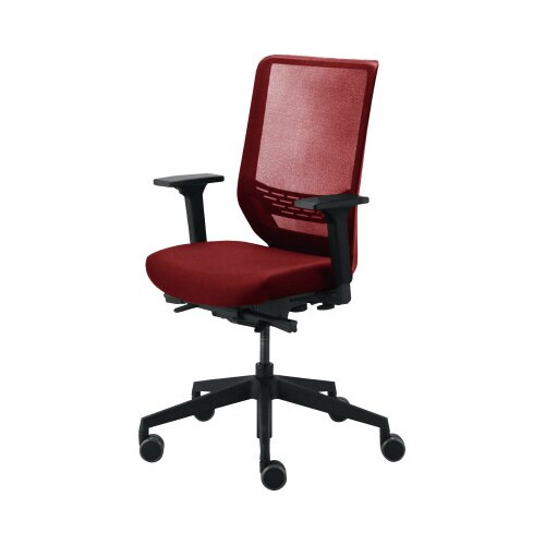 オフィスチェア JC−TS220BF レッド