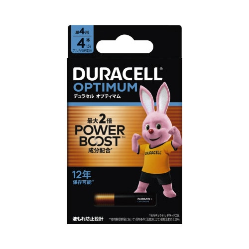 オプティマム アルカリ乾電池単4 4本