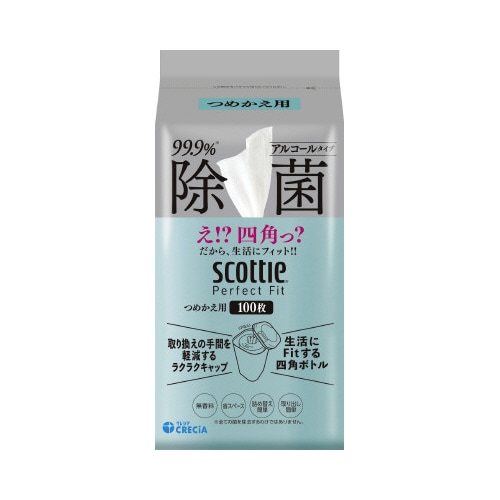 SCTPフィットウェット除菌AL100枚替×20
