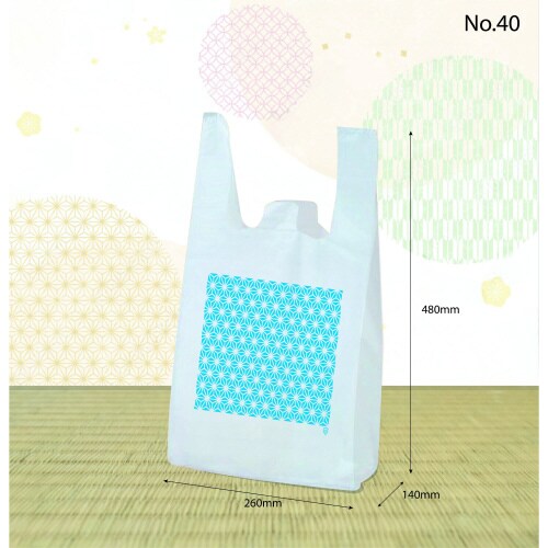 麻の葉レジ袋#40 1ケース(1000枚)