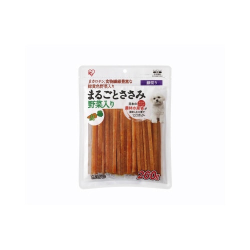 まるごとささみジャーキー細切り 野菜入り260g