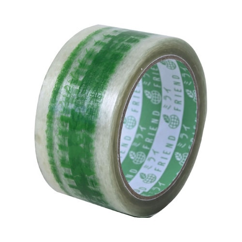 ミライFRIEND生分解梱包テープ49mm×50m