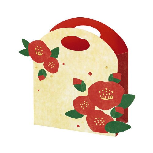 和風ペーパーバッグ つばき 20枚入