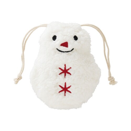 クリスマス雪だるま巾着バッグ S 10枚入